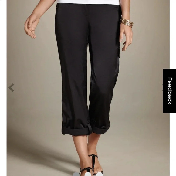 Zenergy by Chico’s VINNY RONNIE ROLL CUFF PANTS - Picture 1 of 4